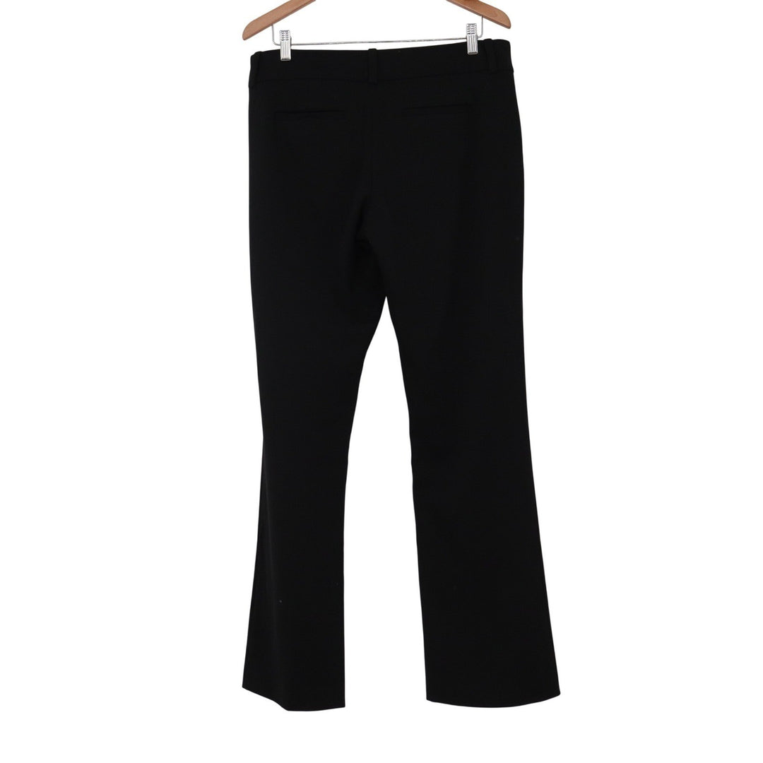 Merona Black Modern Fit Stretch Dress Pants Womens Size 12 Straight Leg Office