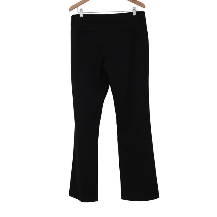 Merona Black Modern Fit Stretch Dress Pants Womens Size 12 Straight Leg Office
