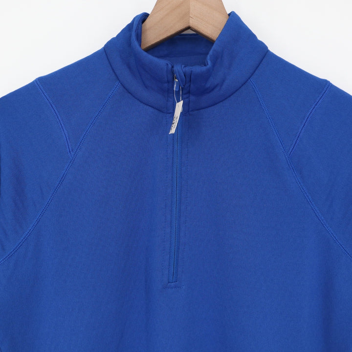 DSG Womens Run Grid 1/4 Zip Pullover Team Royal Blue Small