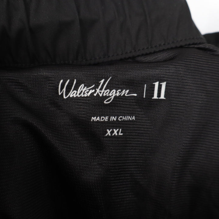 Walter Hagen Mens XXL Black Golf Rain Pants Elastic Waist Adjustable Leg Hem