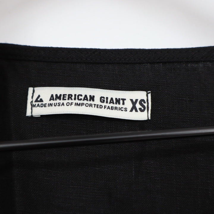 American Giant Women's Linen Tie Dress Size XS Made In USA
