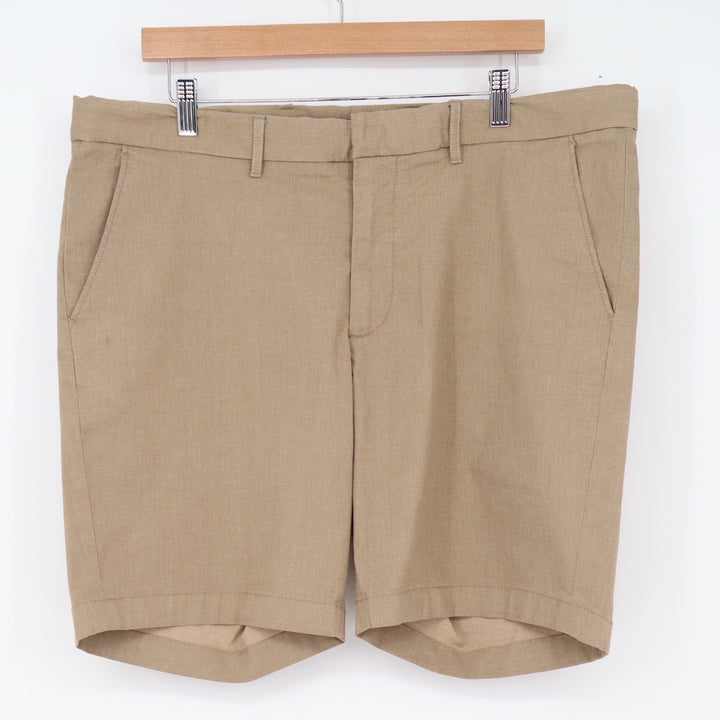 Nordstrom Shorts Mens 38 Tech-Smart Slim Fit Tan Stretch Chino Excellent