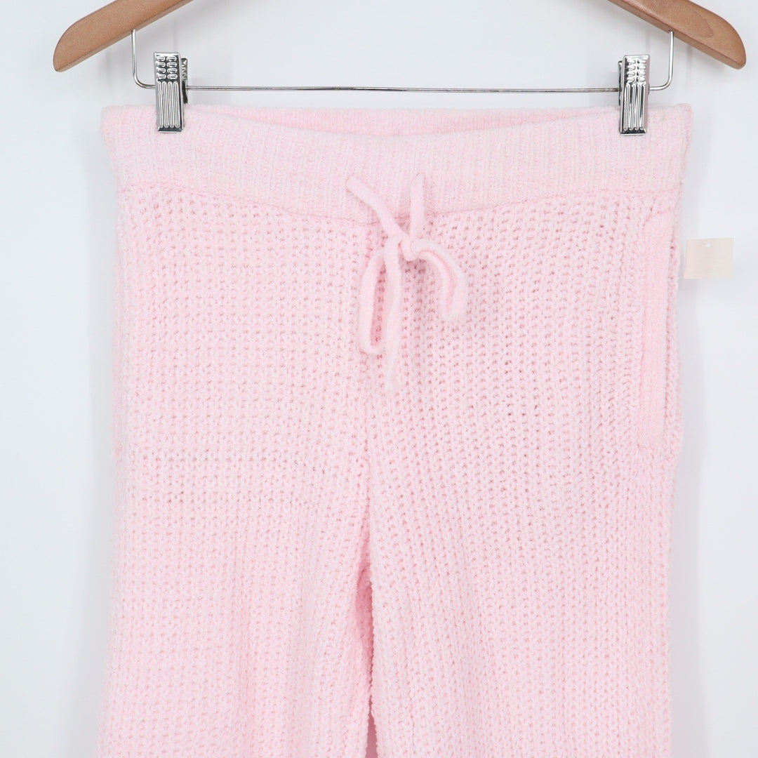 State of Day Intimates Pink Chenille Knit 2PC Lounge Set XS