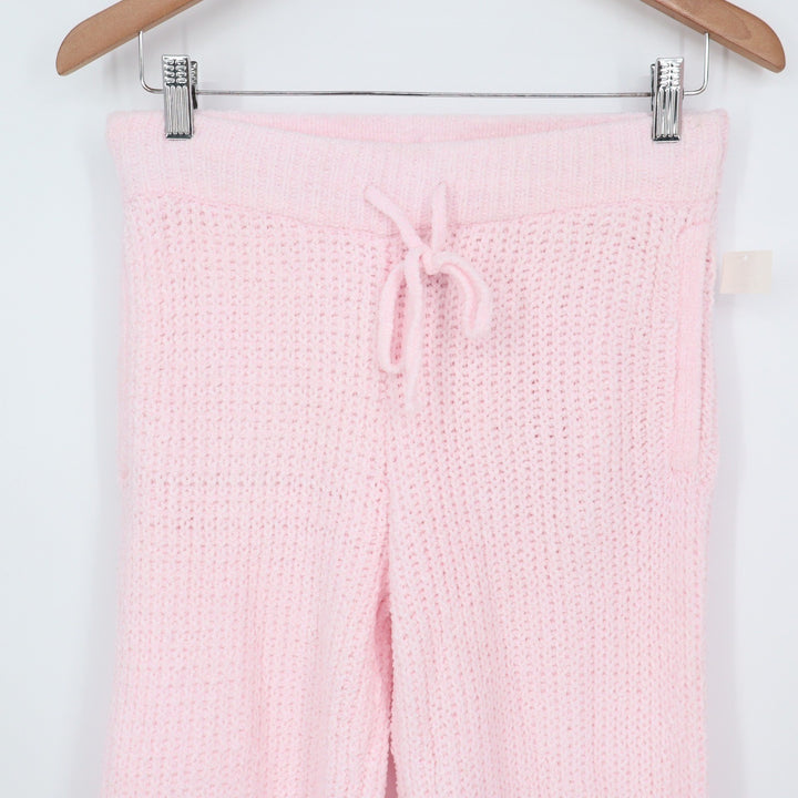 State of Day Intimates Pink Chenille Knit 2PC Lounge Set XS
