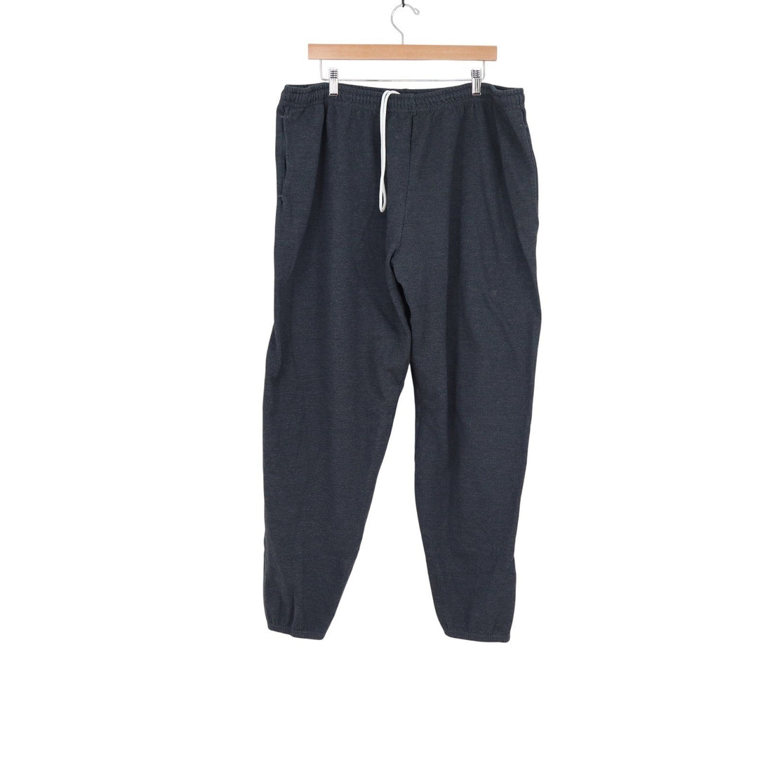 Athletic Works Mens 3XL Charcoal Heather Grey Fleece Jogger Sweatpants