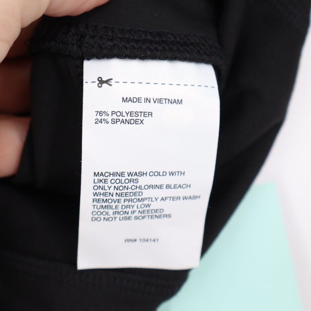 DSG Womens Momentum Crop Leggings Pure Black XXS New