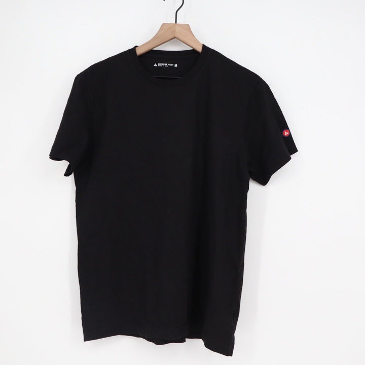 American Giant Mens Black Cotton Tee Size M Made in USA Short Sleeve Basic Tee