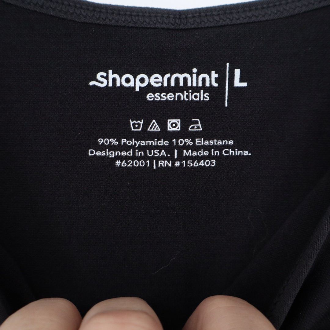 Shapermint Essentials Black All Day Every Day Scoop Neck Cami Size L