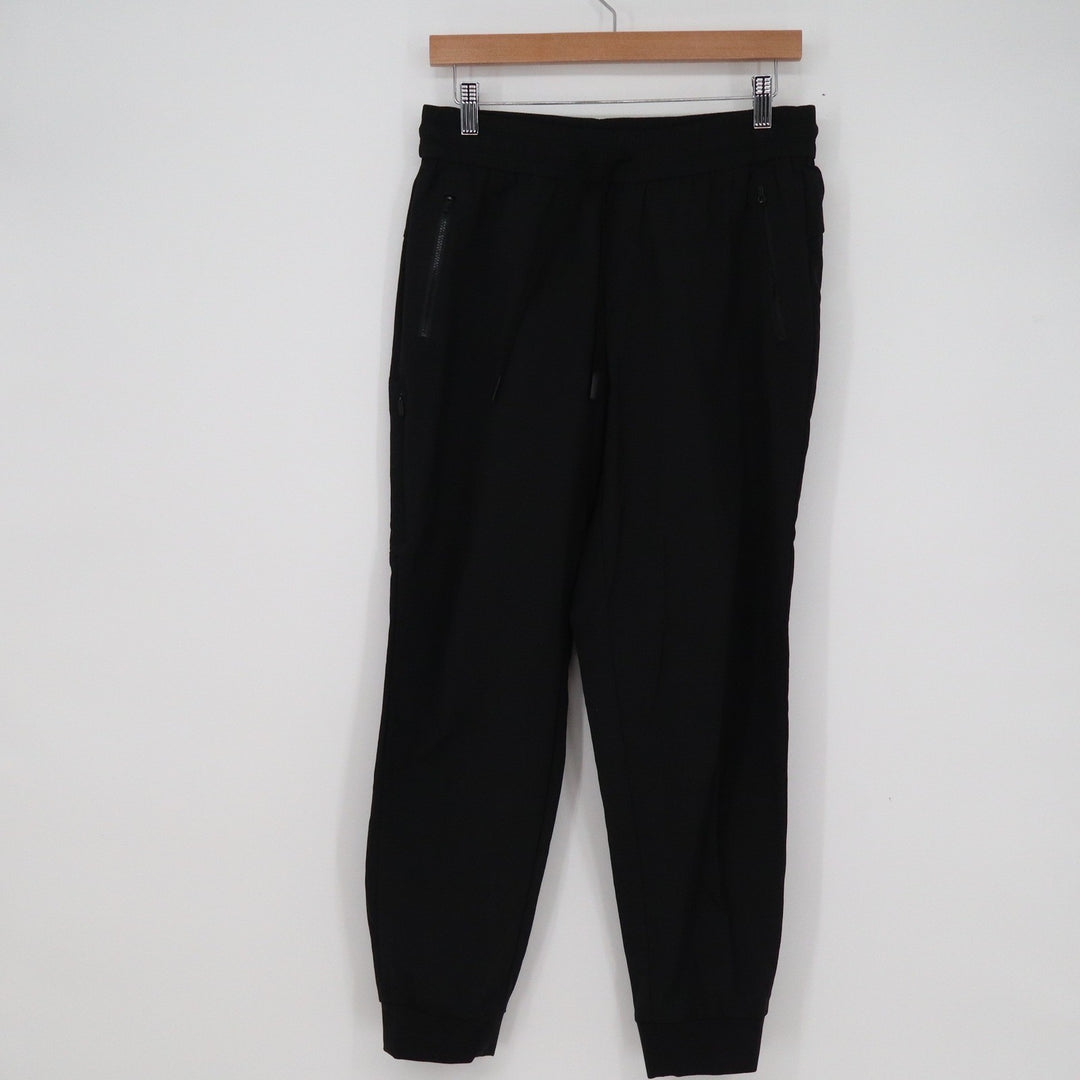 Athleta Venice Jogger Black Nylon Spandex Zipper Pocket Pants Womens Small