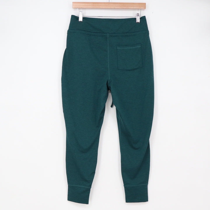 Old Navy Leggings Womens L Petite CloudComfy Dark Teal Extra High Rise Excellent