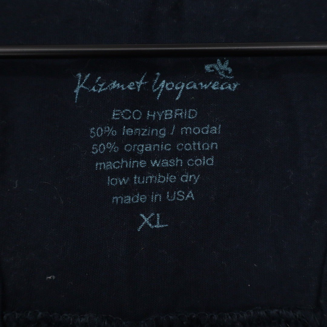 Kizmet Yogawear Eco Hybrid Tank Top XL Tree DNA Graphic Racerback Made in USA