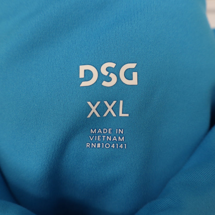 DSG Momentum 7/8 High Rise Leggings Aqua Blue XXL Side Pockets