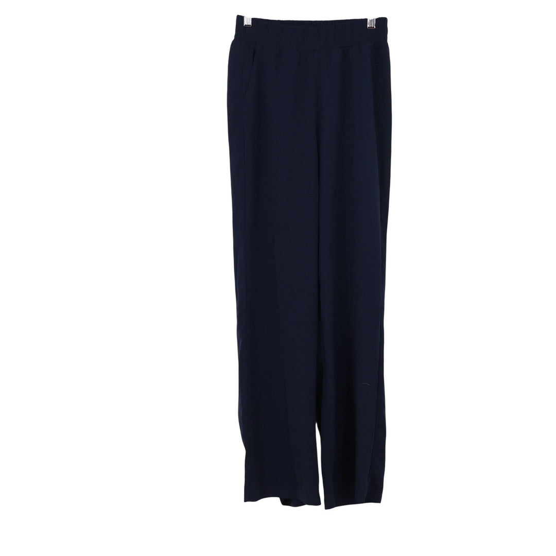 Ododos Navy Blue Wide Leg High Rise Elastic Waist Pull On Pants Womens Size XS