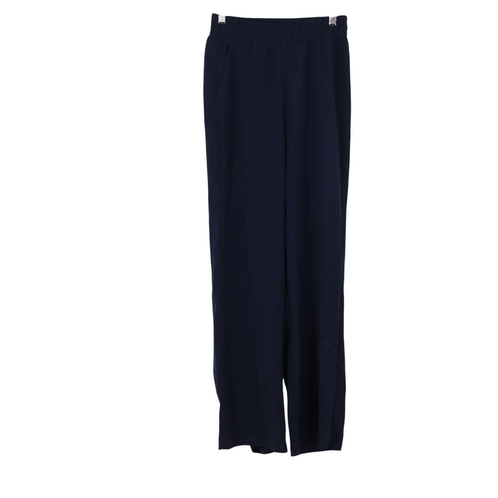 Ododos Navy Blue Wide Leg High Rise Elastic Waist Pull On Pants Womens Size XS