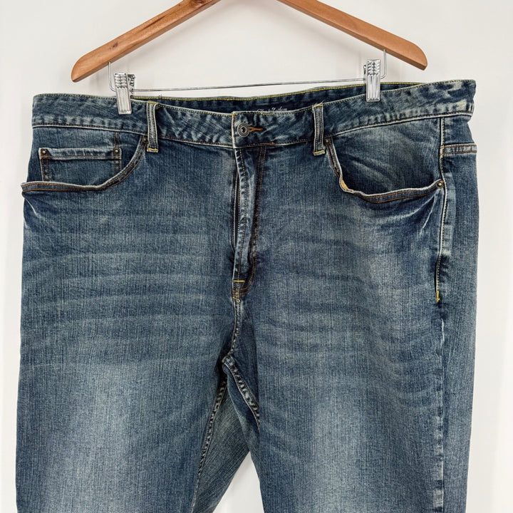 Flag & Anthem Nashville Straight Jeans Erie Wash Mens Size 44x30 Premium Denim