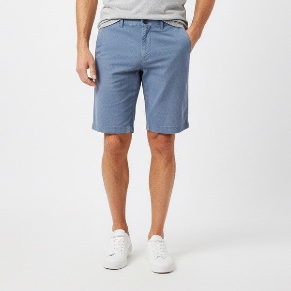 Banana Republic Emerson Short Mens Size 32 Blue Chino Flat Front Casual Menswear