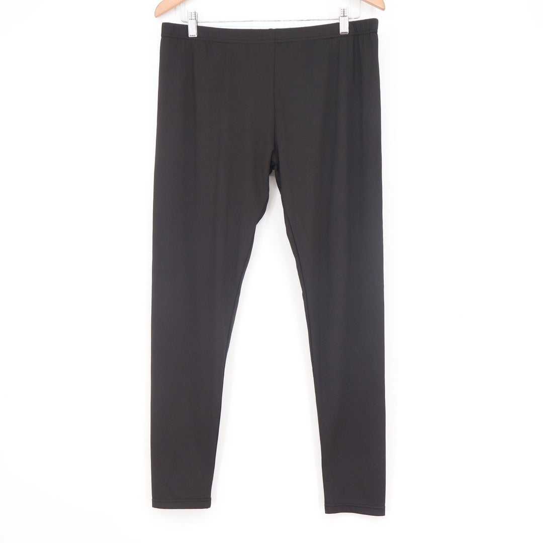 WEERTI Black Stretch Leggings XL High Waisted Soft Full Length WI