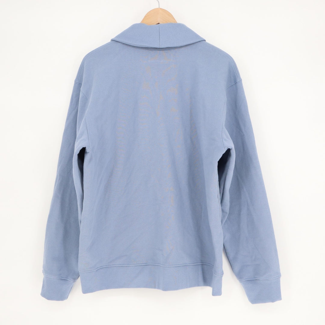 American Giant Cardigan Sweater Mens M Infinity Blue Shawl Collar Button Front