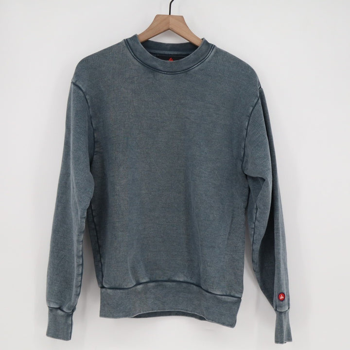American Giant American Vintage Sweatshirt Unisex Small Blue Cotton Crew Neck