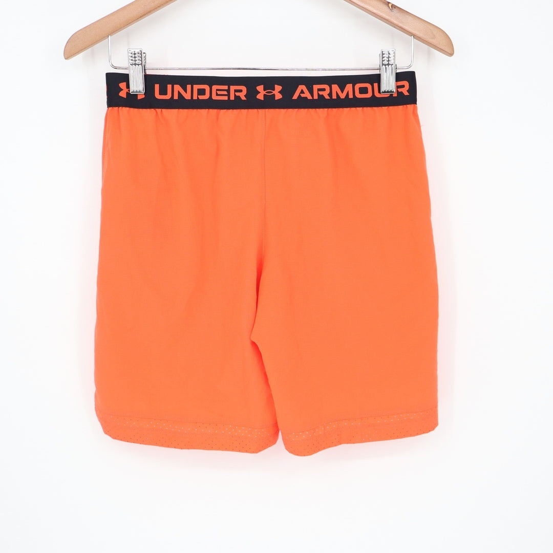 Under Armour Vanish Shorts Boys Youth Large Orange Athletic Basketball
