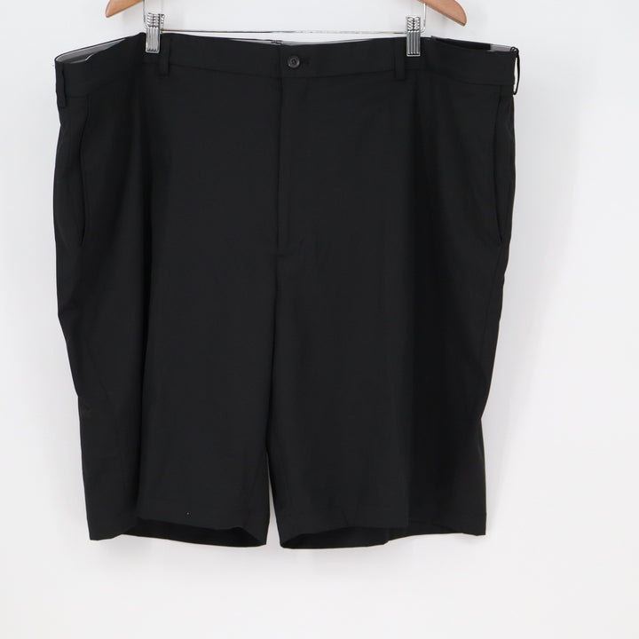 Walter Hagen Mens Big & Tall Hagen Golf Shorts Black Size 50