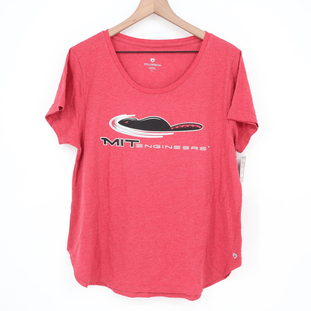 Colosseum MIT Engineers Red Heathered Graphic T-Shirt XL NCAA