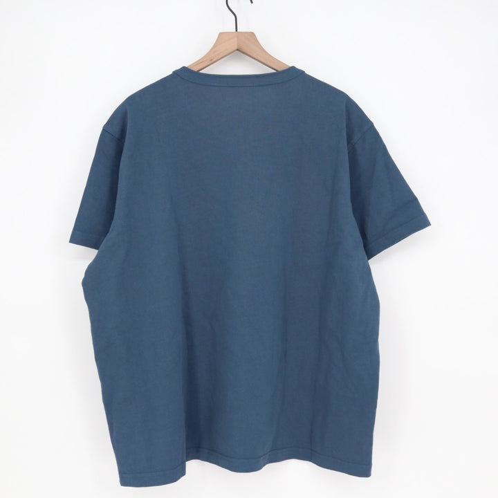 American Giant Everest T-Shirt Men's 2XL Blue Cotton Short Sleeve Crew Neck