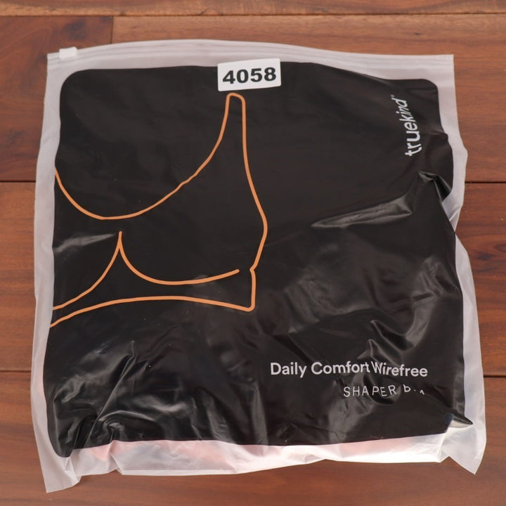 Truekind Daily Comfort Wireless Shaper Bra Womens 3XL Rose Tan Full Coverage