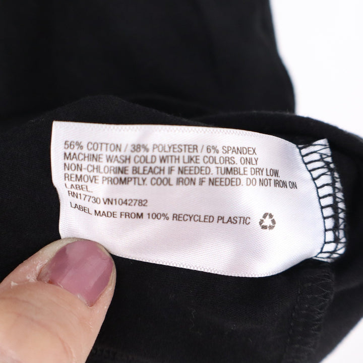 A New Day Black Sleeveless Drawstring Waist T-Shirt Dress XS VN1042782