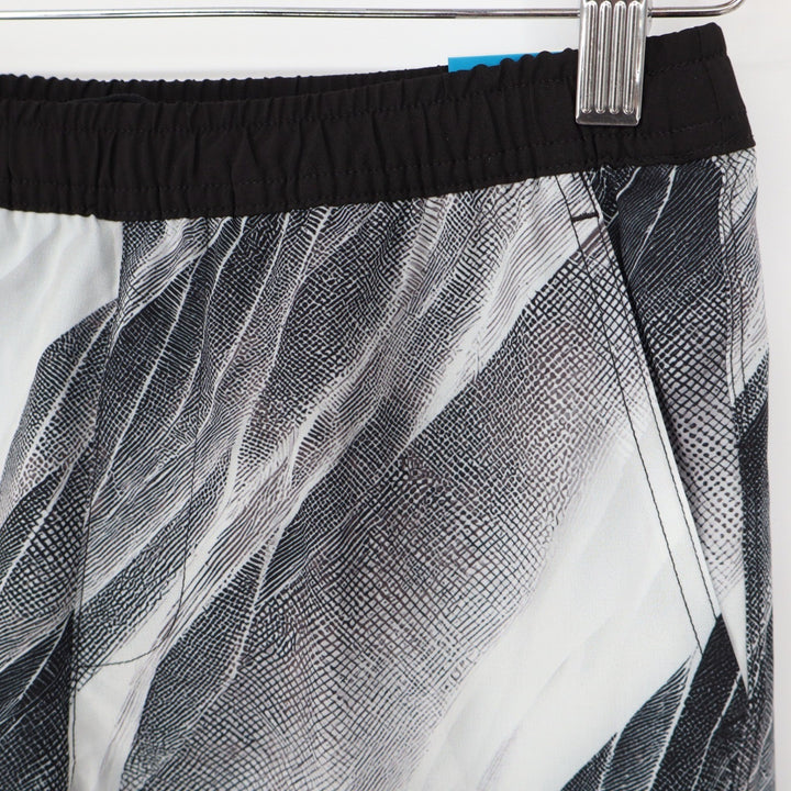 DSG Boys Agility Shorts Pure White AI Formation Print Size M 10-12