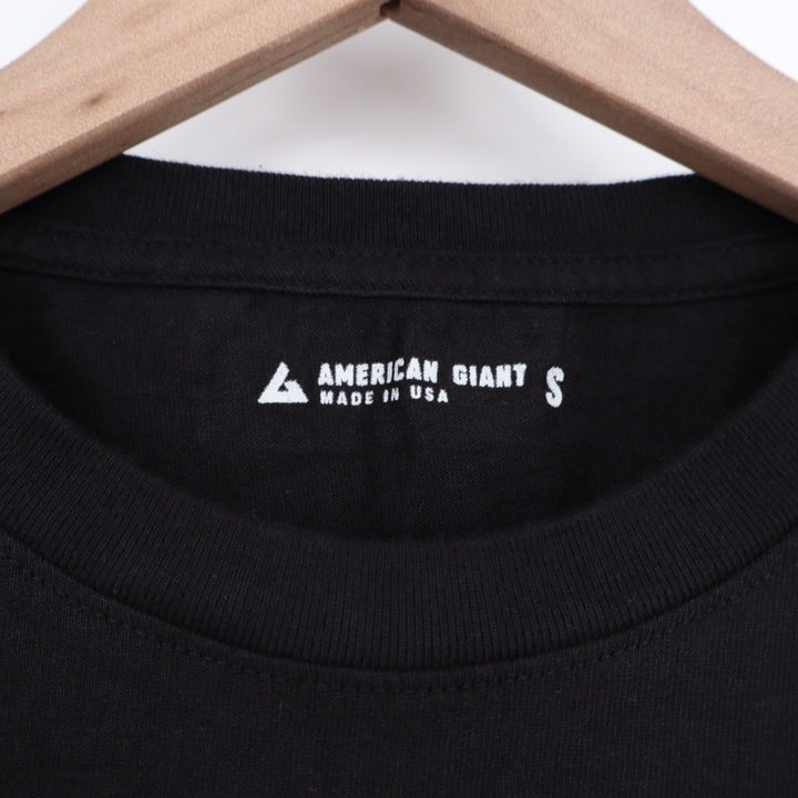American Giant Men's Vintage Crew Long Sleeve Tee Size S Made in USA