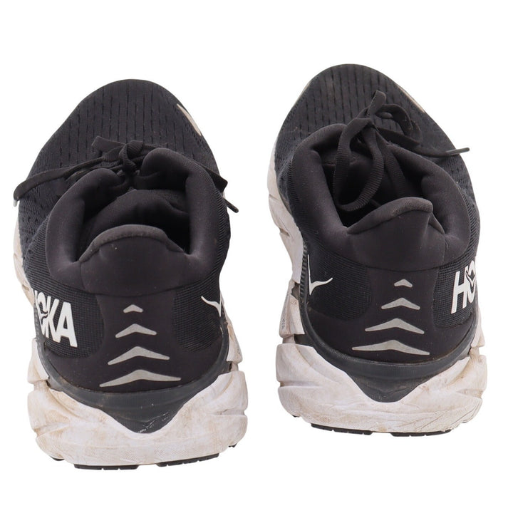 Hoka Running Shoes Mens 10 Clifton 8 Black White Cushioned Athletic Good