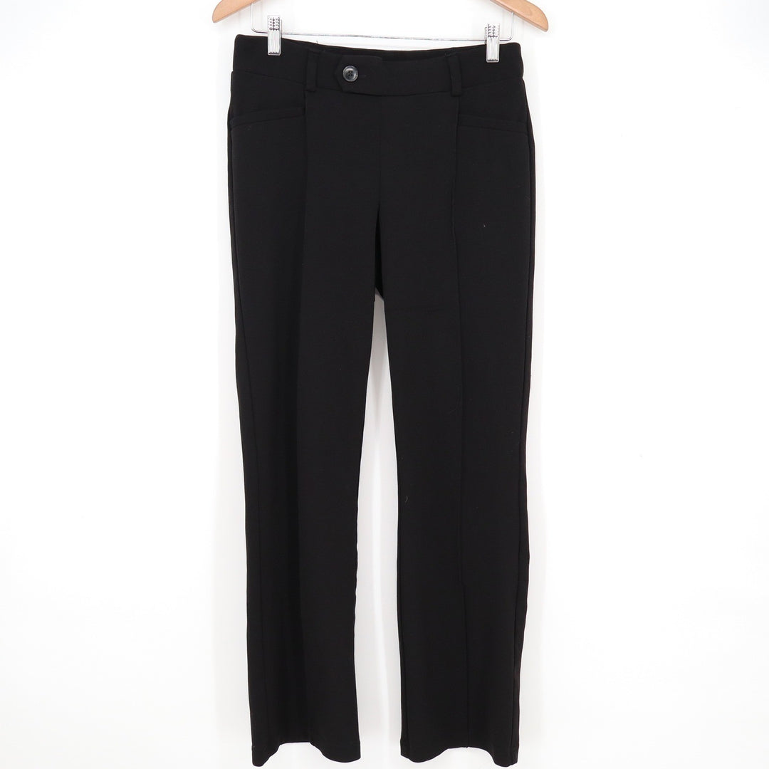 Flirtatious Young Contemporary Black Dress Pants Mens Size Medium Straight Leg