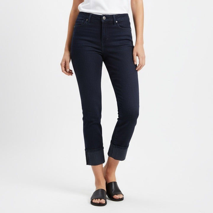 JOE'S Jeans Size 30 KIMORA Blue Black Denim Cropped Cuffed Ankle Pants