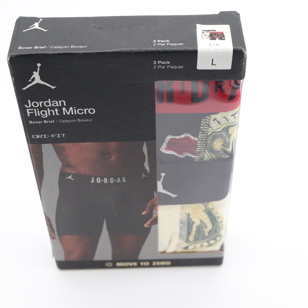 Jordan Flight Micro Boxer Briefs 2-Pack Mens Large Dri-FIT