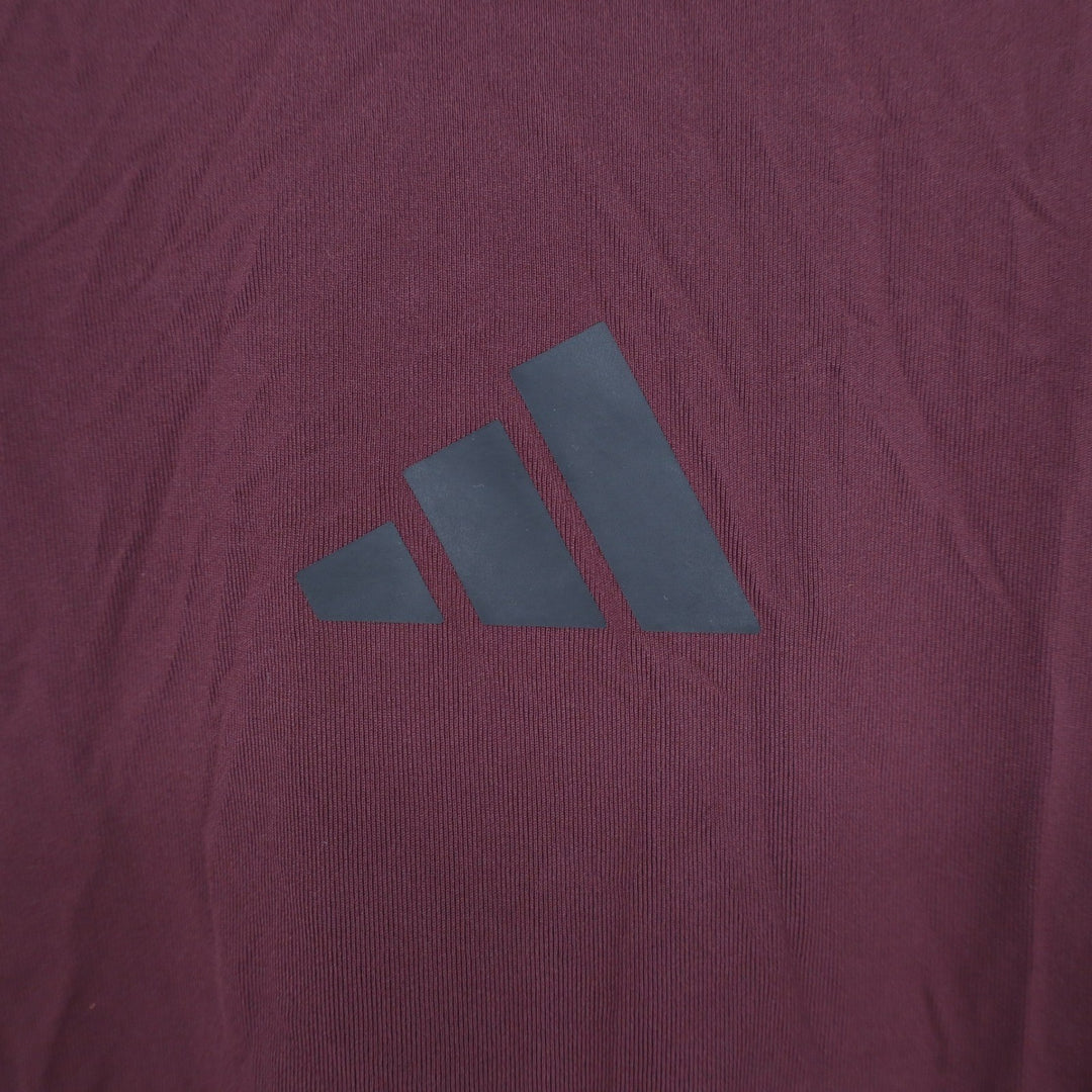 Adidas Mens D4T INT. TANK Training Tank Top Aurora Ruby Burgundy XS