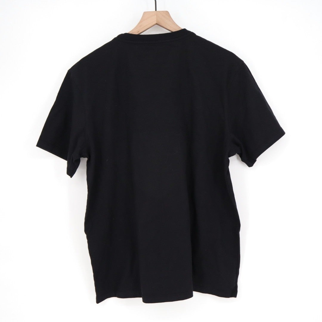 American Giant Mens Black Crew Neck Short Sleeve Pocket Tee Size L Made in USA
