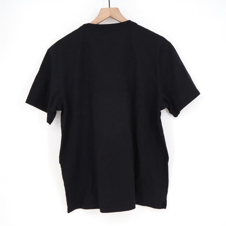 American Giant Mens Black Crew Neck Short Sleeve Pocket Tee Size L Made in USA