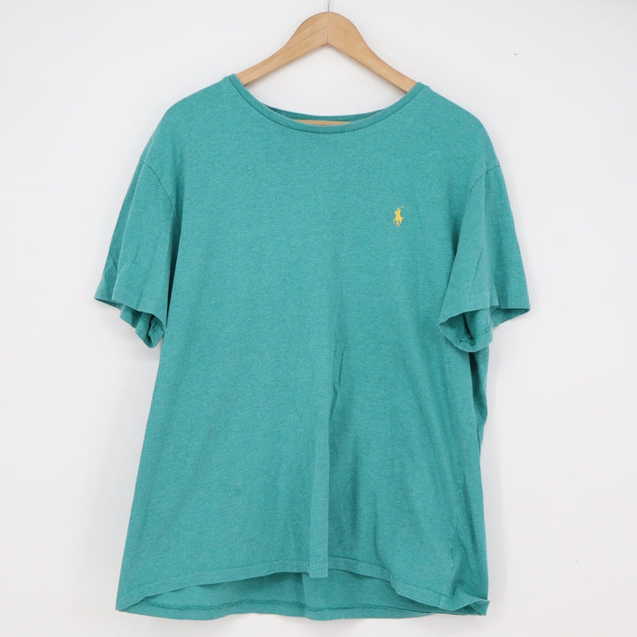 Polo Ralph Lauren T-Shirt Mens XL Classic Fit Teal Green Pony Logo Excellent