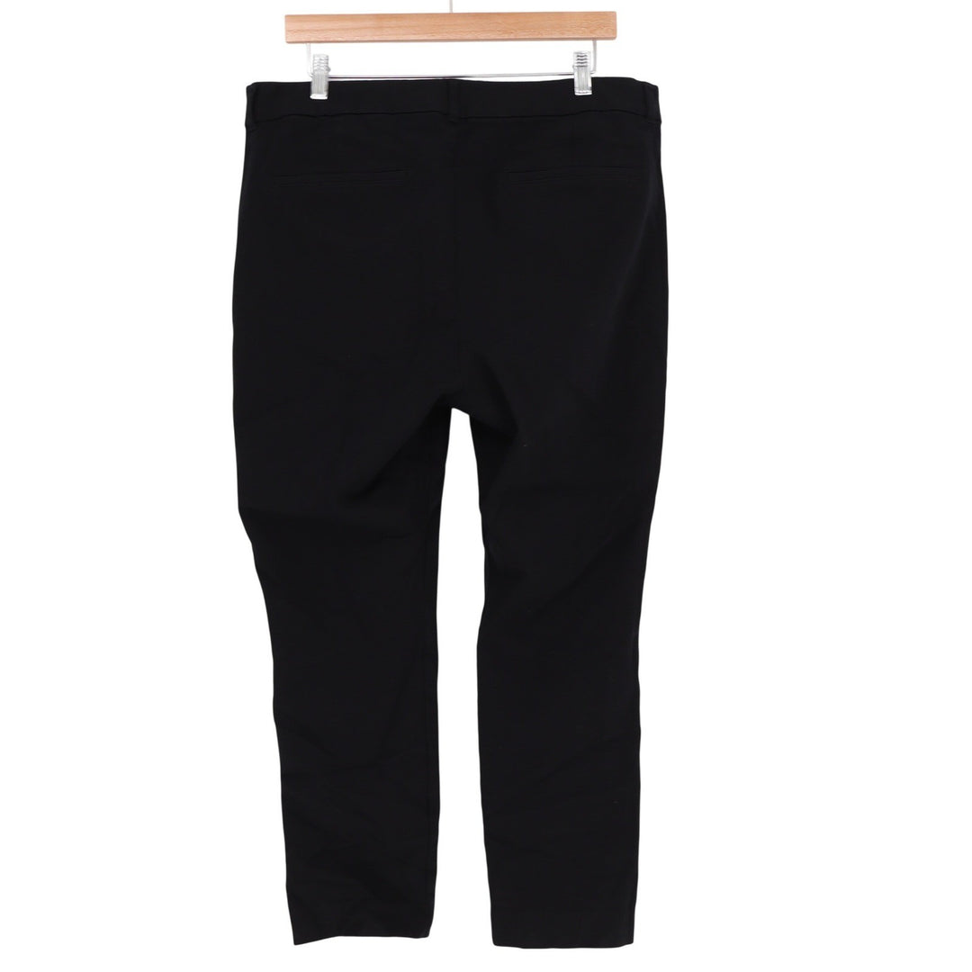 Old Navy Pixie Skinny High Rise Pants Black Ankle Trousers Size 16 SSA086