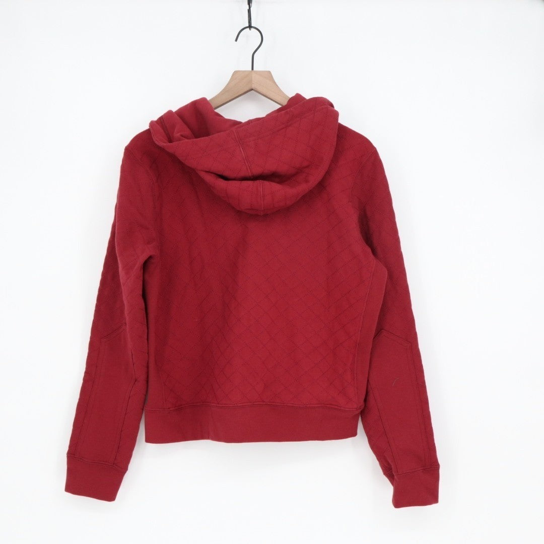 American Giant Diamond Stitch Classic Full Zip 2.0 Hoodie Womens S Pomegranate