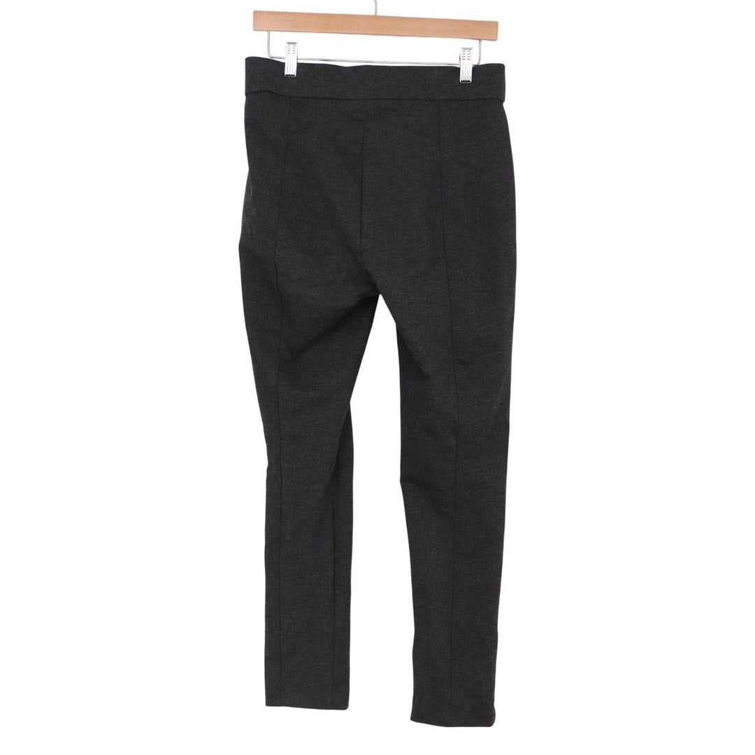 Anne Klein Womens Gray Marl Seamed Pull On Leggings Pants Size M