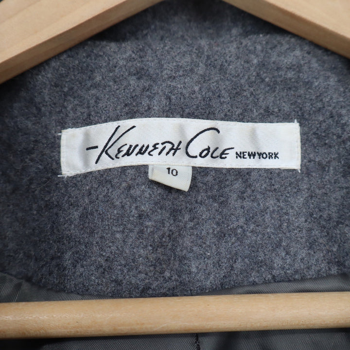 Kenneth Cole New York Womens Wool Blend Pea Coat Charcoal Grey Size 10 DHB0603