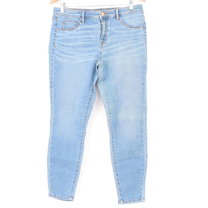 Mossimo Denim Light Wash Mid-Rise Power Stretch Jeggings Size 12/31R Blue Skinny