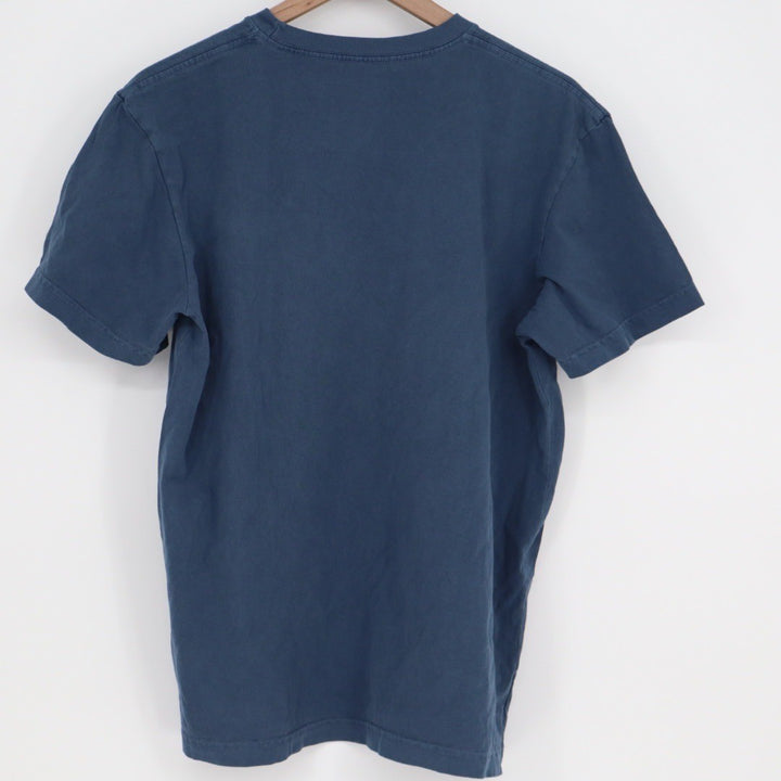 American Giant Classic Crew Neck T Shirt Blue Cotton Made in USA Mens Size M