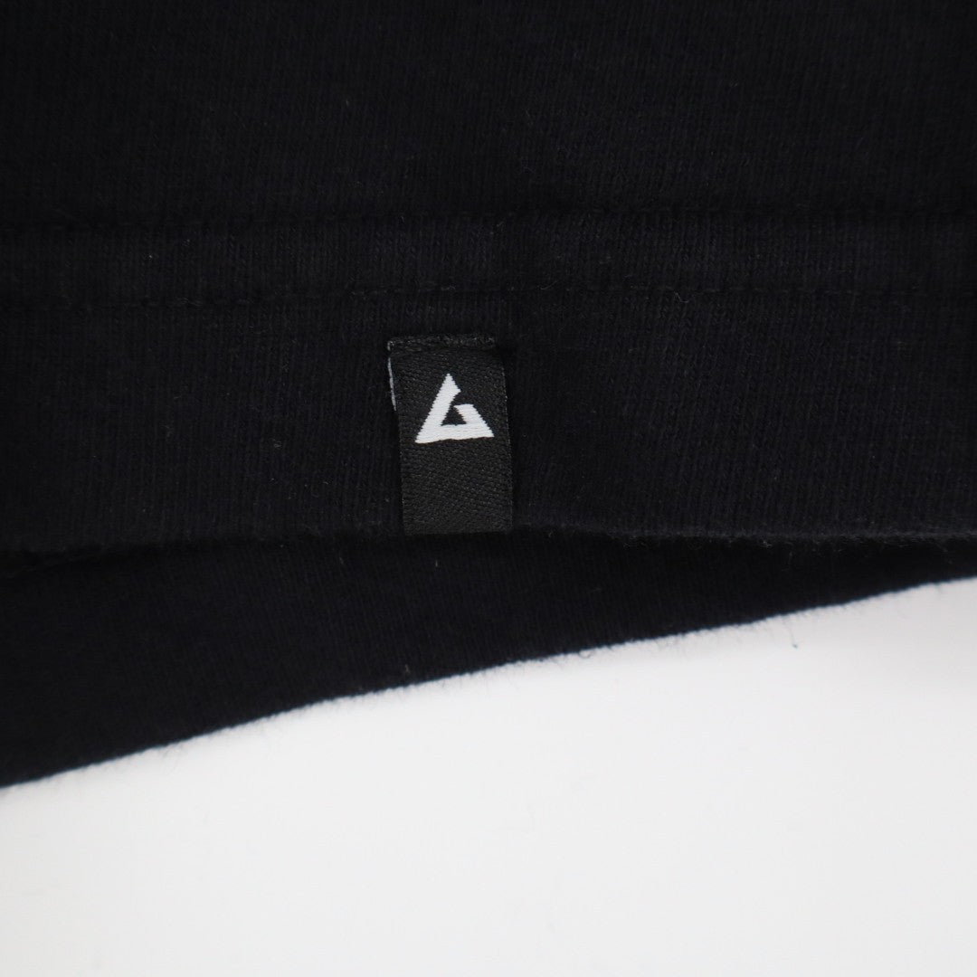 American Giant Sweatshorts Mens M Black Logo Slash Pockets Drawstring Outdoor