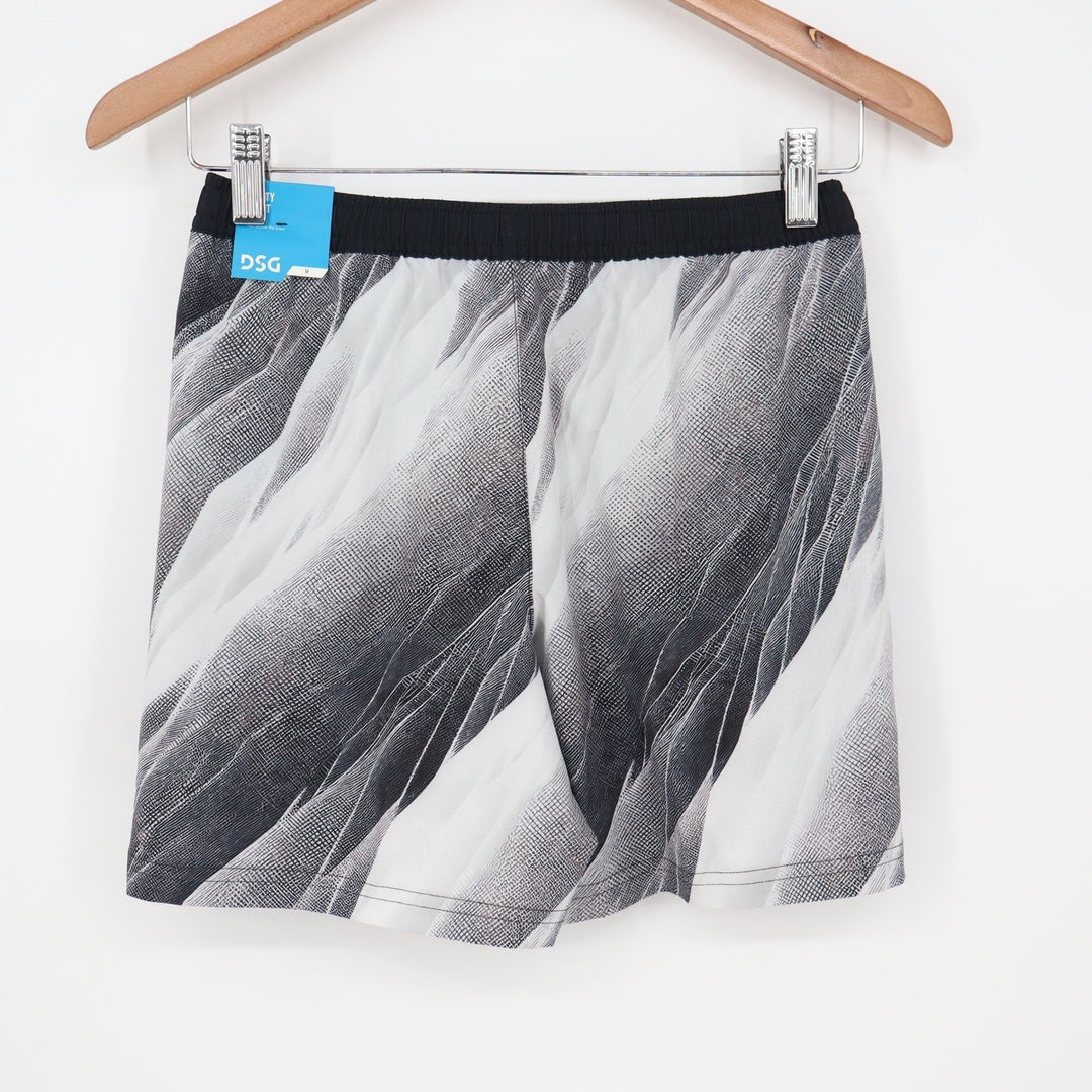 DSG Boys Agility Short Print Pure White AI Formation Medium 10-12