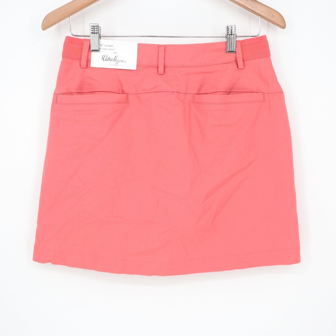Walter Hagen Clubhouse 16" Skort Pink Rouge Womens 4 Golf Athletic NEW