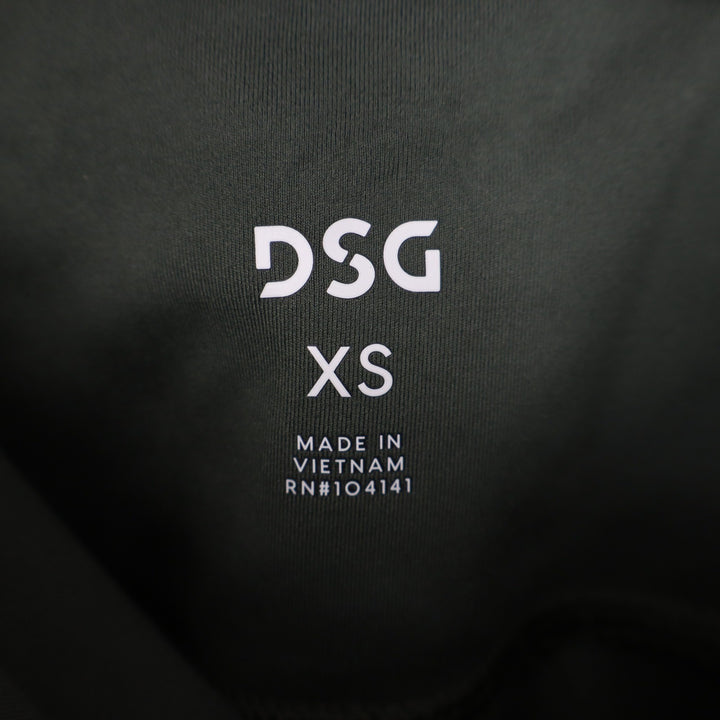 DSG Womens Momentum 7/8 Legging Muted Olive Green High Rise Pockets XS