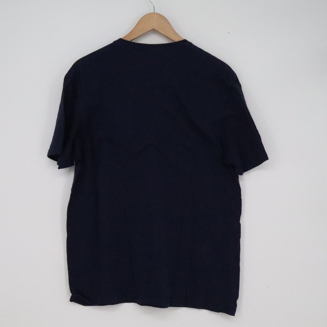Gildan Softstyle Mens Large Navy Blue For Petes Sake Walk Graphic T-Shirt Cotton